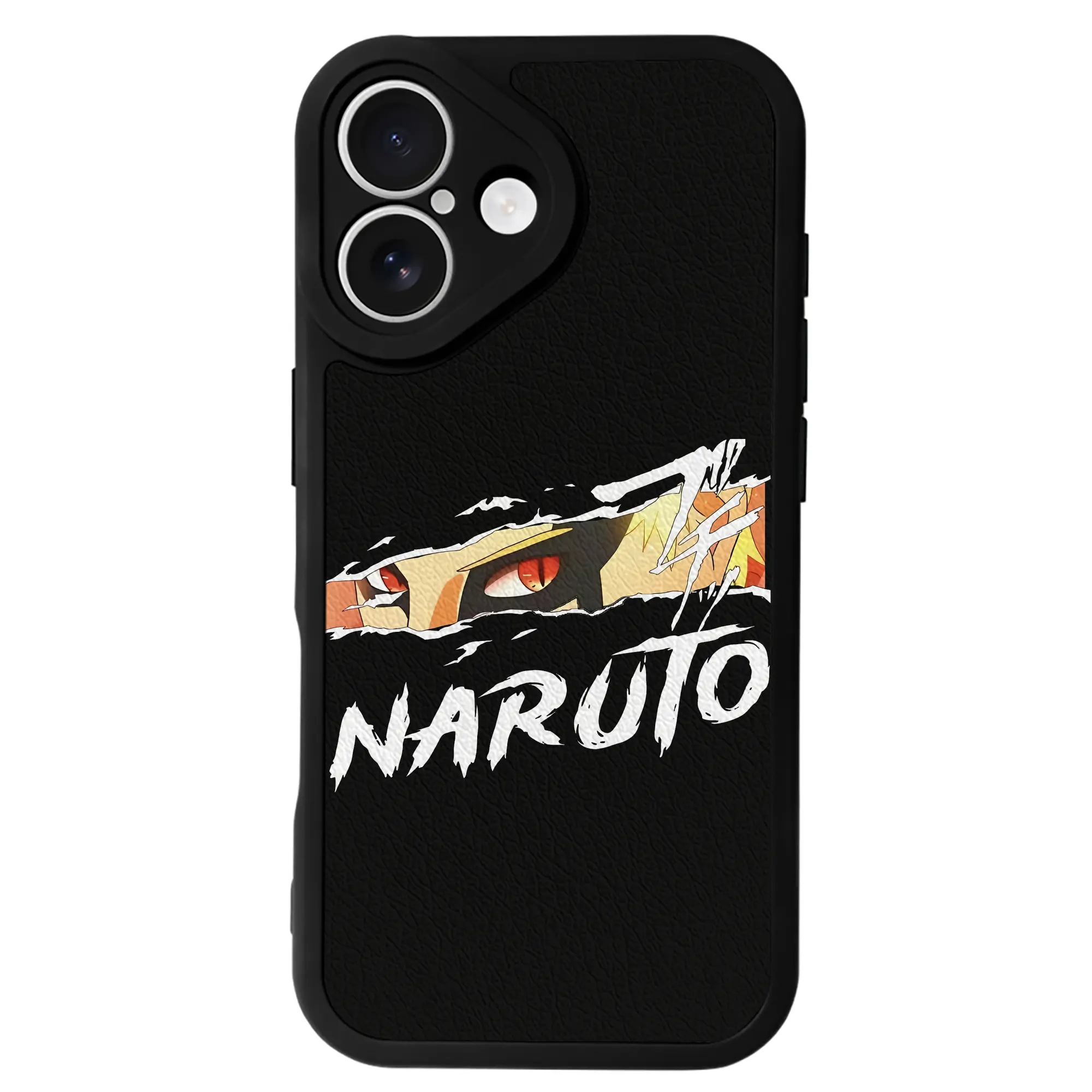 ナルト グッズ うずまき ナルト - IPhone 16シリーズ対応 ・ シリコンスマホケース ・ レザー調 ・ 高精度フィット ・ 耐衝撃 ・ ワイヤレス充電対応 ・ 精密カット